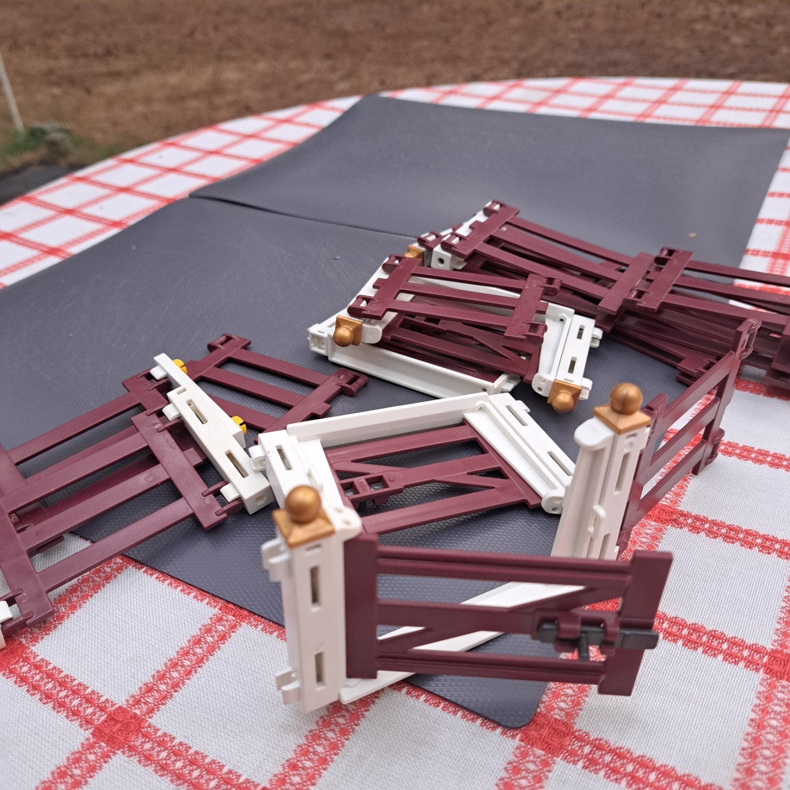 playmobil hek, Ophalen
