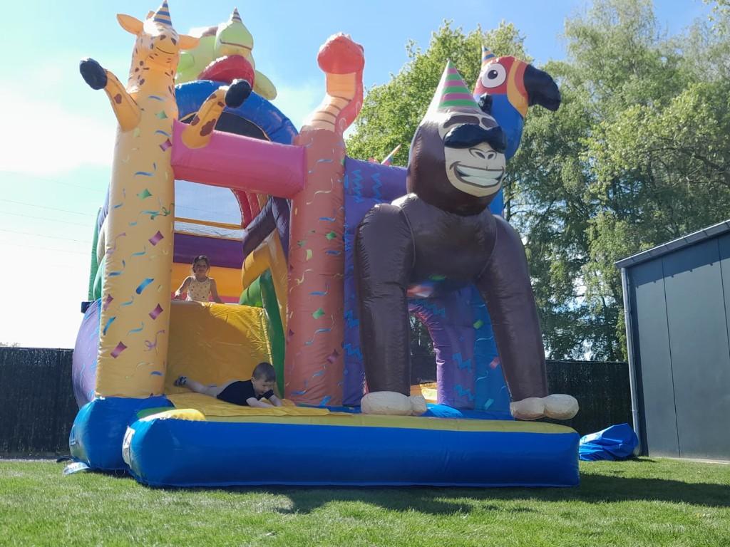 Feestbeest springkasteel te huur, Enlèvement
