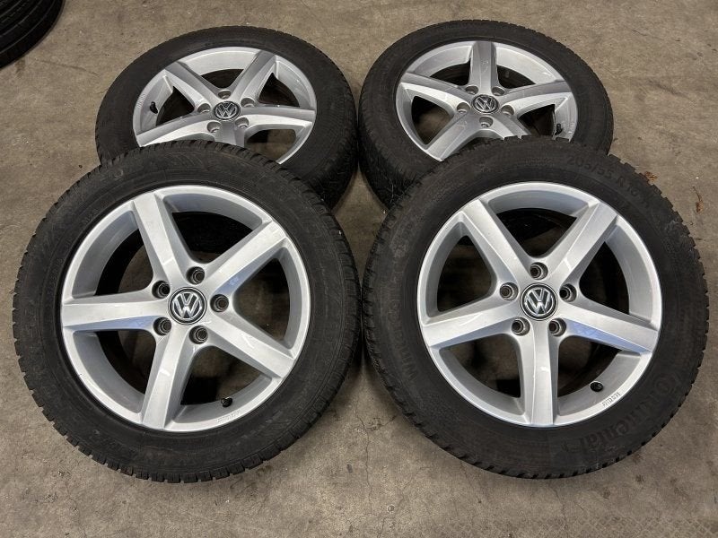 16 inch originele Aspen velgen + winterbanden VW Golf 7 5G00, Autos : Pièces & Accessoires, Pneus et Jantes, Pneus hiver, 16 pouces
