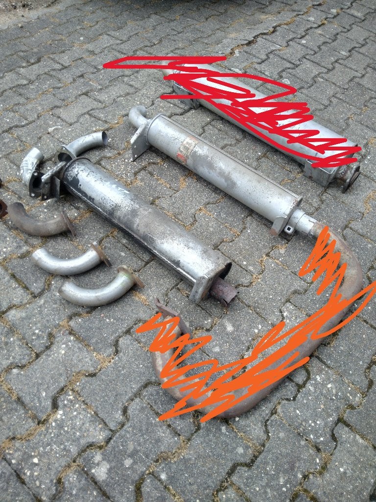 VW T3 Uitlaat onderdelen DIESEL, Enlèvement ou Envoi, Volkswagen