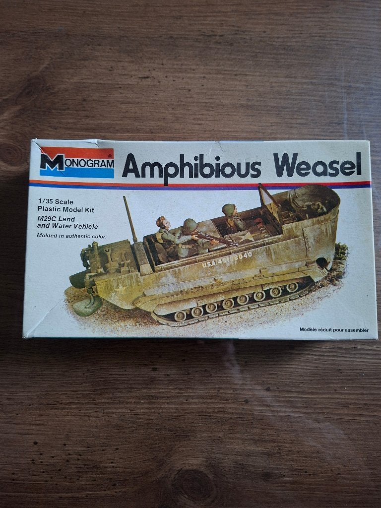 Amphibie us, Hobby en Vrije tijd, Modelbouw | Auto's en Voertuigen, Tank, 1:32 tot 1:50, Nieuw, Ophalen of Verzenden
