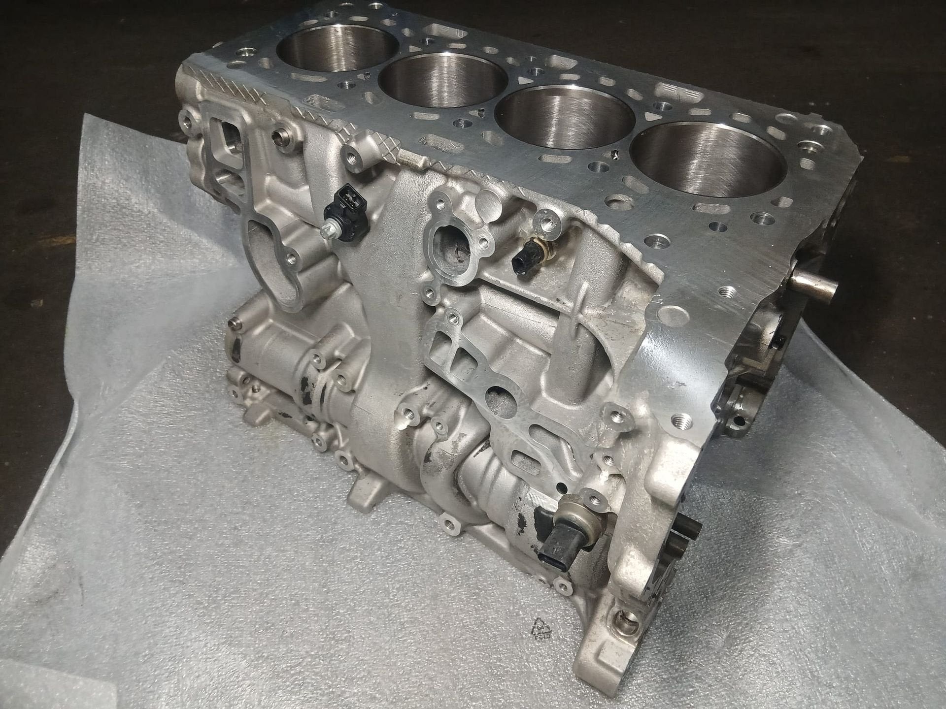 B48 B48B20A BMW 2.0 Onderblok verbust!, Gebruikt, -, -, Ophalen of Verzenden