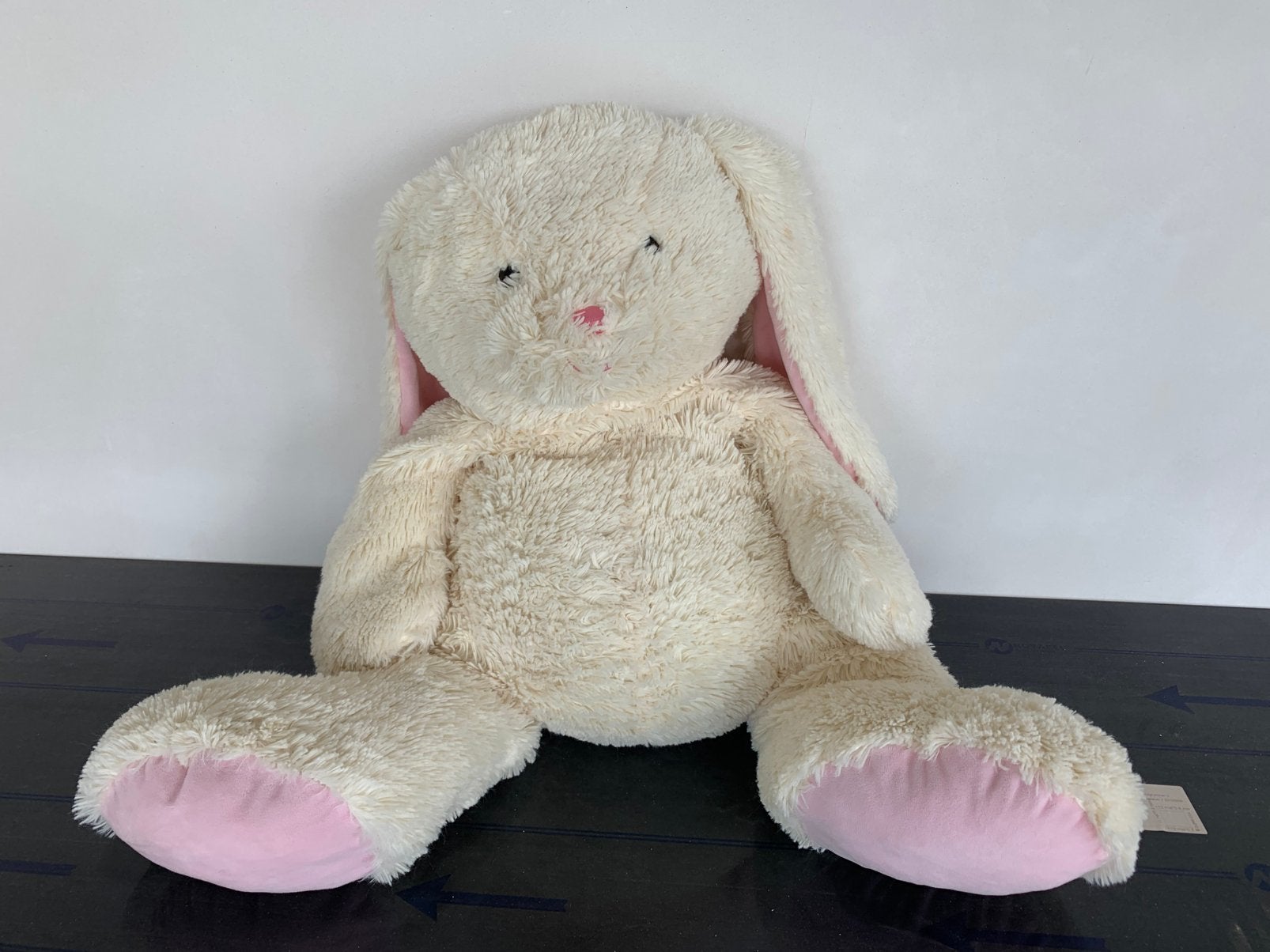Grote konijnen knuffel, Kinderen en Baby's, Ophalen, Zo goed als nieuw, Wit, Konijn