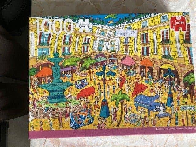 Legpuzzel  1000 stuks, Enlèvement ou Envoi, 500 à 1500 pièces, Comme neuf, Puzzle