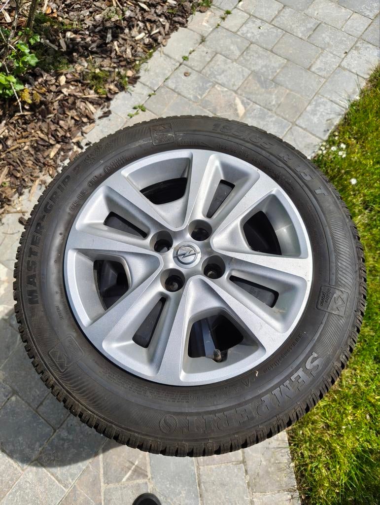 Winterbanden 4x100, origineel Opel Corsa d, Auto-onderdelen, Ophalen, Winterbanden, Band(en)