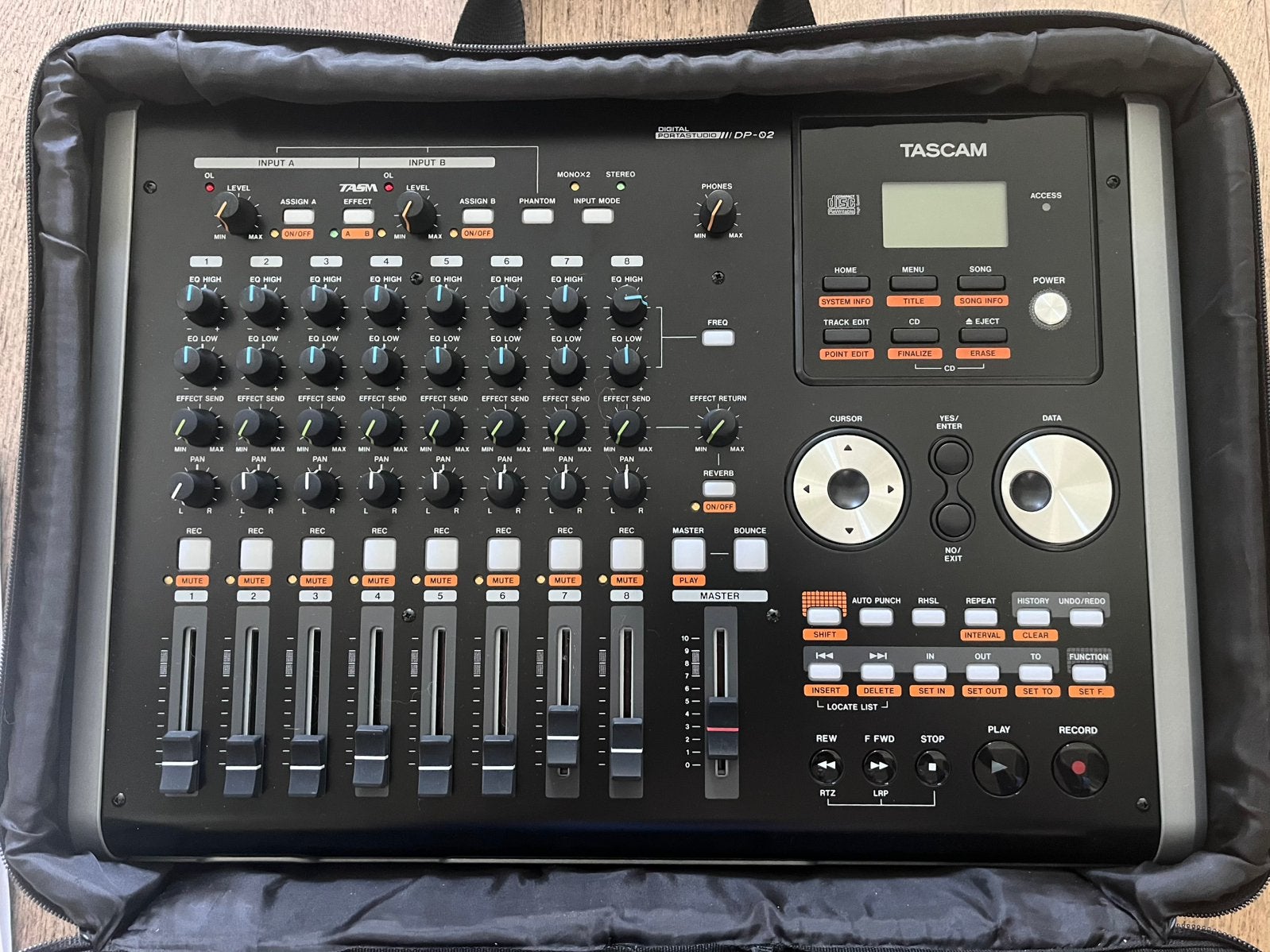 Enregistreur 8 pistes Tascam DP-02 professionnel, Envoi, Comme neuf