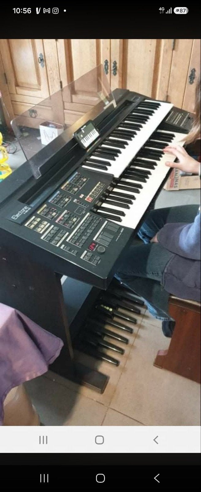 yamaha electone + tabouret, Musique & Instruments, Enlèvement, Orgue