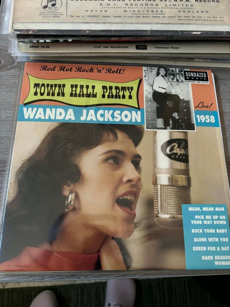 Wanda Jackson live at town hall party 1958, 10 inch. 10 euro, LP, Gebruikt, 10 inch, Ophalen of Verzenden