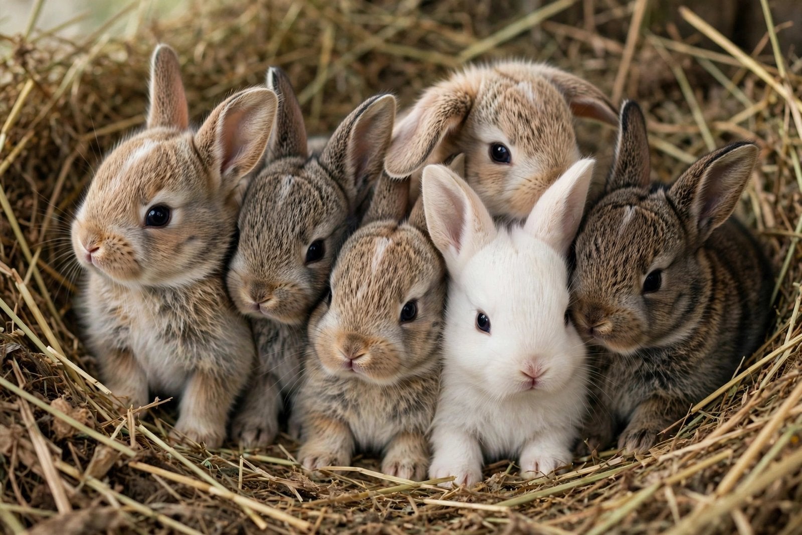 Vleeskonijnen jongen, Dieren en Toebehoren