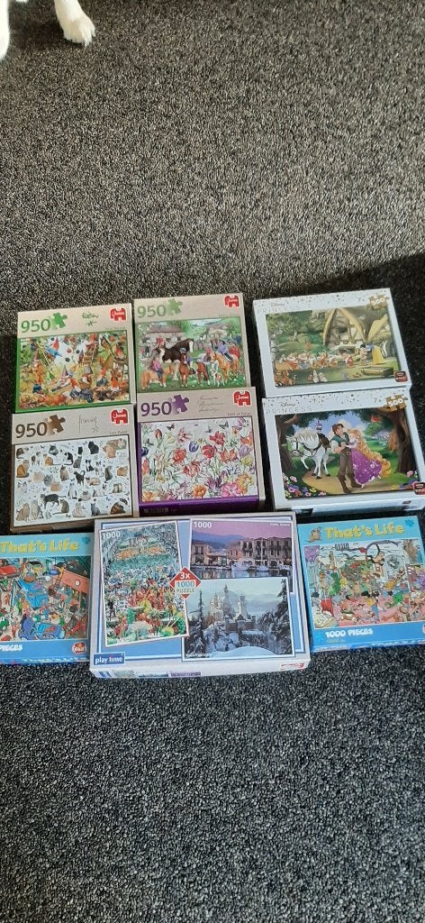 Legpuzzels (verschillende soorten), Ophalen