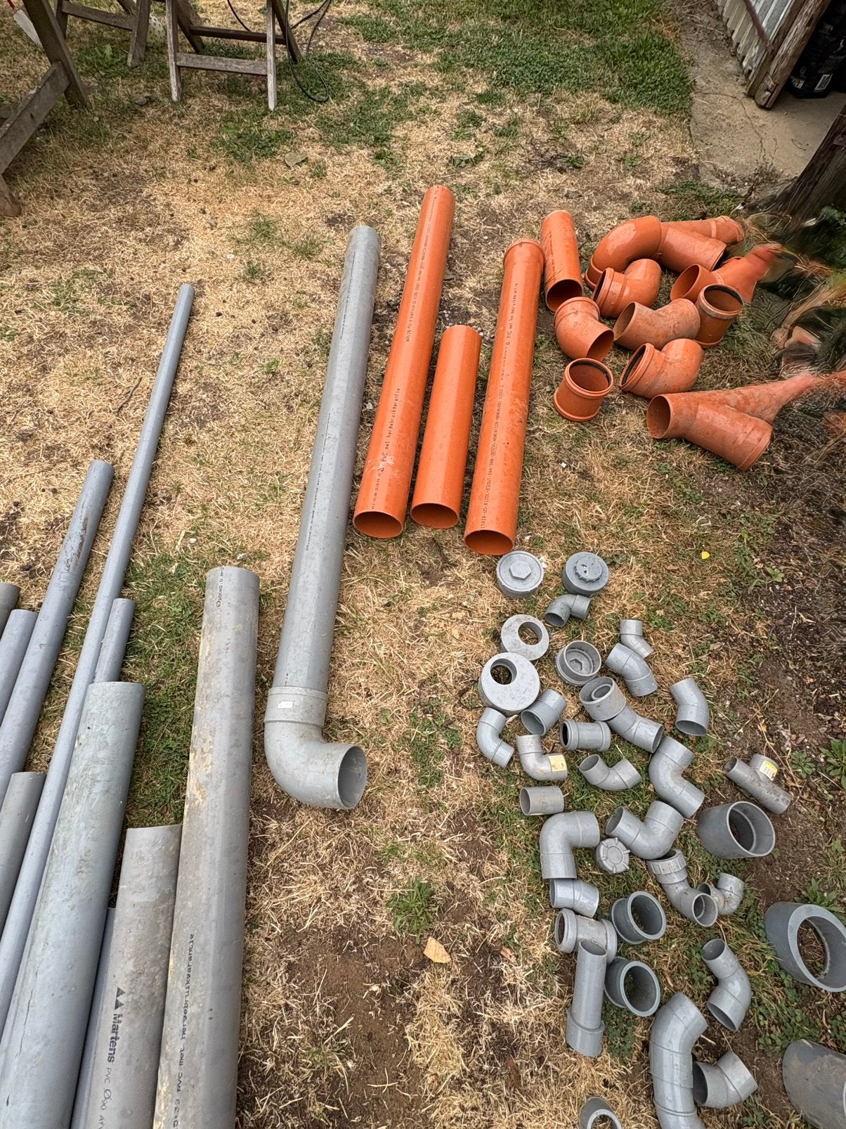 Lot de tubes pvc, Ophalen, Zo goed als nieuw, PVC