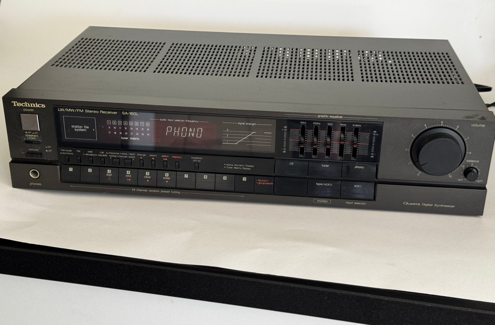 Technics SA-160L versterker, Audio, Tv en Foto, Versterkers en Ontvangers, Ophalen, Zo goed als nieuw