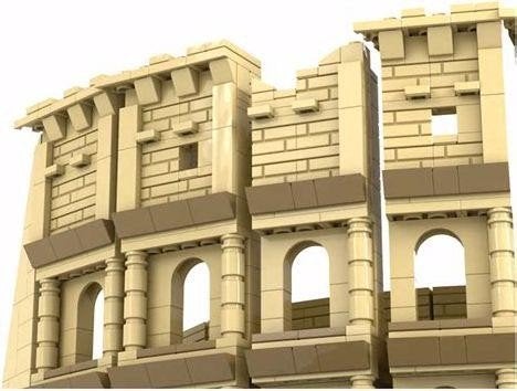 Mould King Colosseum (namaak Lego - half opgebouwd), Ophalen of Verzenden, Lego