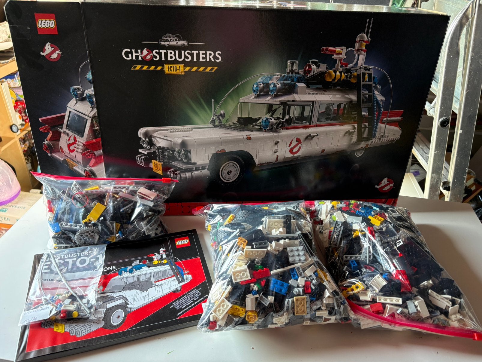 Lego 10274 Ghostbusters ecto-1, Ophalen of Verzenden, Zo goed als nieuw, Complete set, Lego