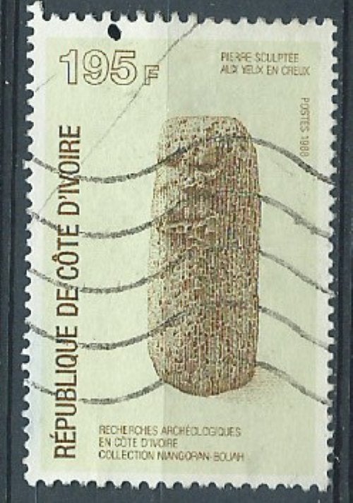 IVOORKUST, Postzegels en Munten, Ophalen of Verzenden, Overige landen, Gestempeld