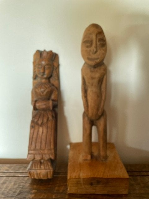 houtsnijwerk, Antiek en Kunst, Hout, Ophalen of Verzenden, Houtsnijwerk, Bruin