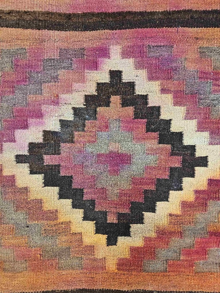 Handgemaakt kelim kleed 96/74 cm, Huis en Inrichting, Ophalen of Verzenden, Gebruikt, Oosters