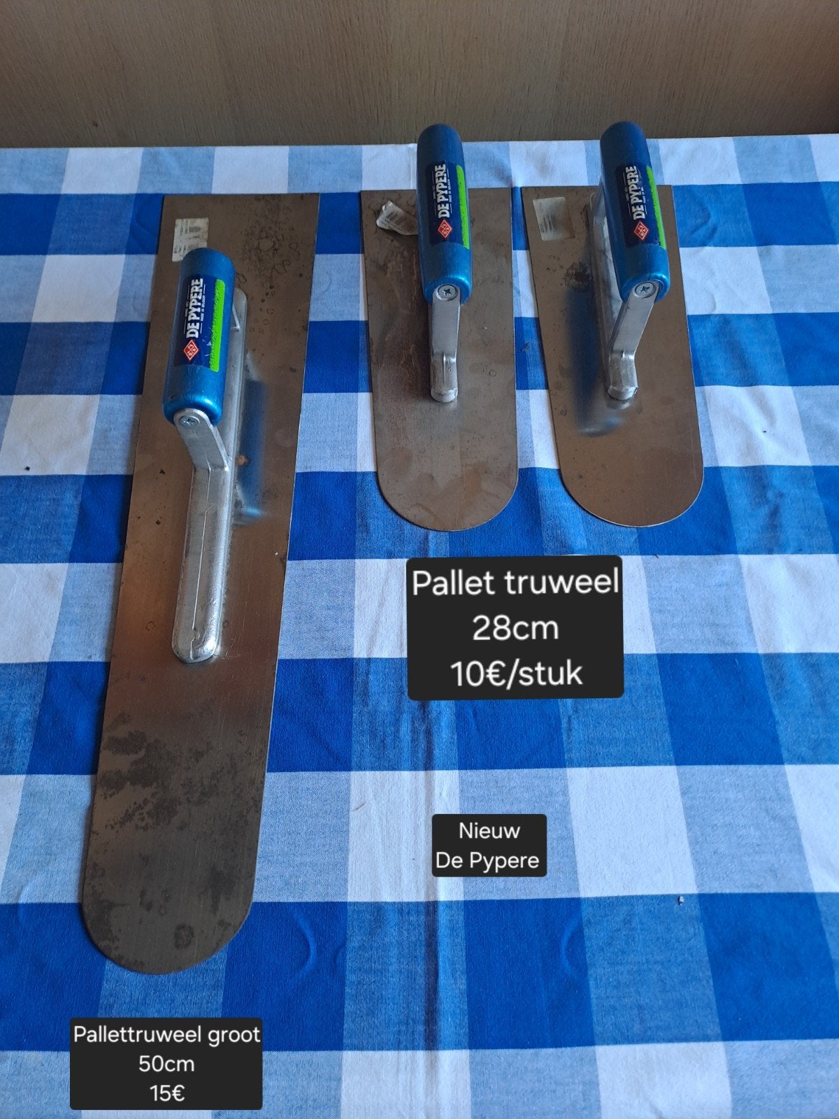 Pallet truweel
De Pypere
Nieuw, Ophalen of Verzenden
