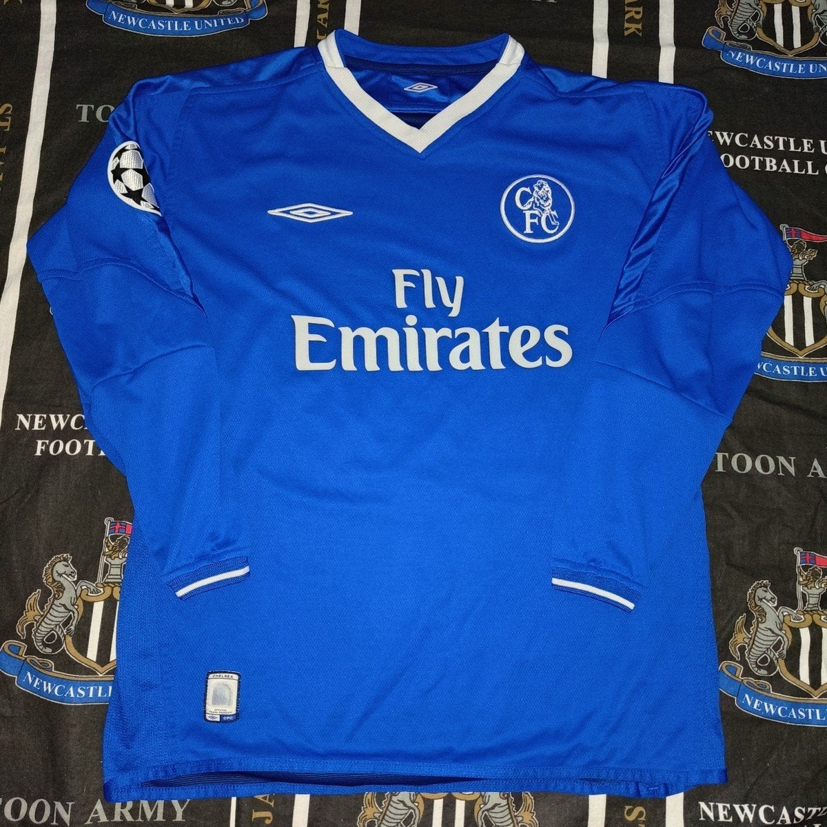 Chelsea Drogba Voetbalshirt Champions League Orgineel 2003, Ophalen of Verzenden