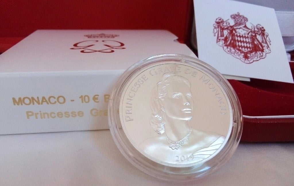 Euromunten Monaco, Postzegels en Munten, Munten | Europa | Euromunten, Ophalen, Monaco, 10 euro, Setje