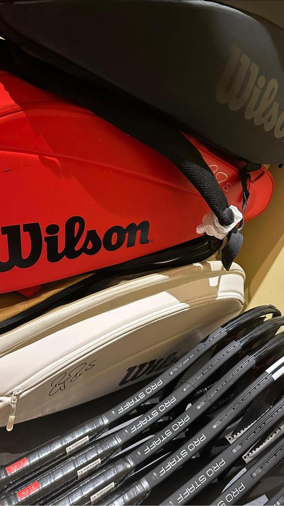 Babolat Wilson Yonex Fisher tennisracket, Sport en Fitness, Tennis, L2, Nieuw, Ophalen of Verzenden, Racket