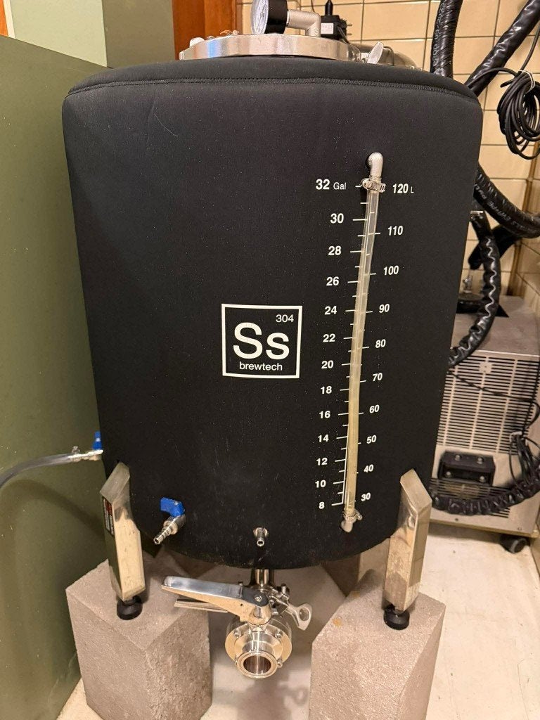 SS brewtech 1bbl Brite tank, Ophalen, Zo goed als nieuw