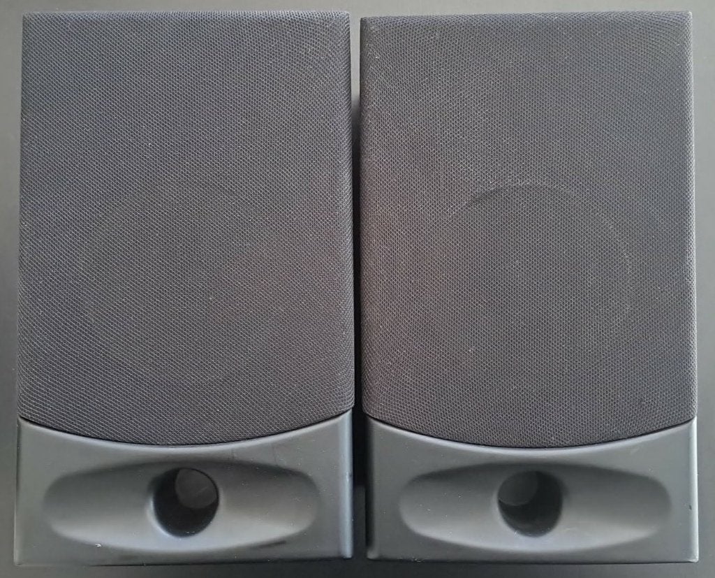 8 ohm speakers met RCA plugs, Audio, Tv en Foto, Luidsprekerboxen, Overige merken, Stereo speakers, Gebruikt, Inclusief kabels