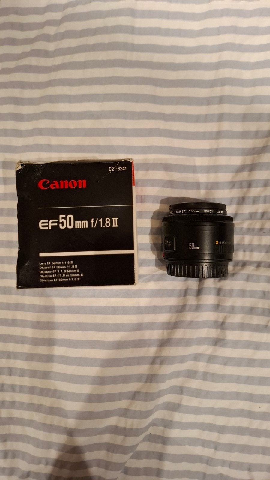 Canon lens 50mm, Ophalen, Canon
