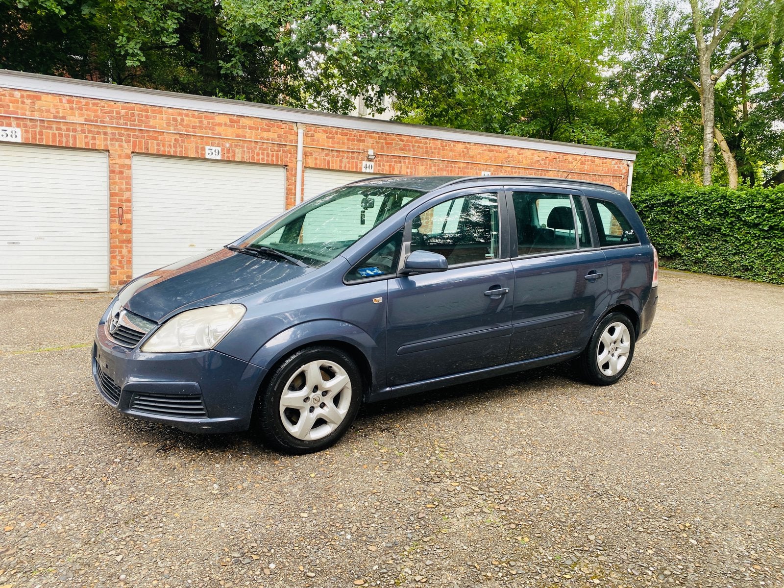 Opel Zafira 1900 cc diesel, van 2008. 7 plaatsen, Auto's, Opel, Bedrijf, Te koop, Zafira, Diesel, Euro 4, 5 deurs, Handgeschakeld