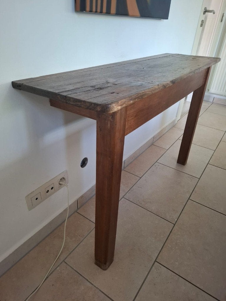 Sidetable, Ophalen, Gebruikt, 100 tot 150 cm, Overige houtsoorten