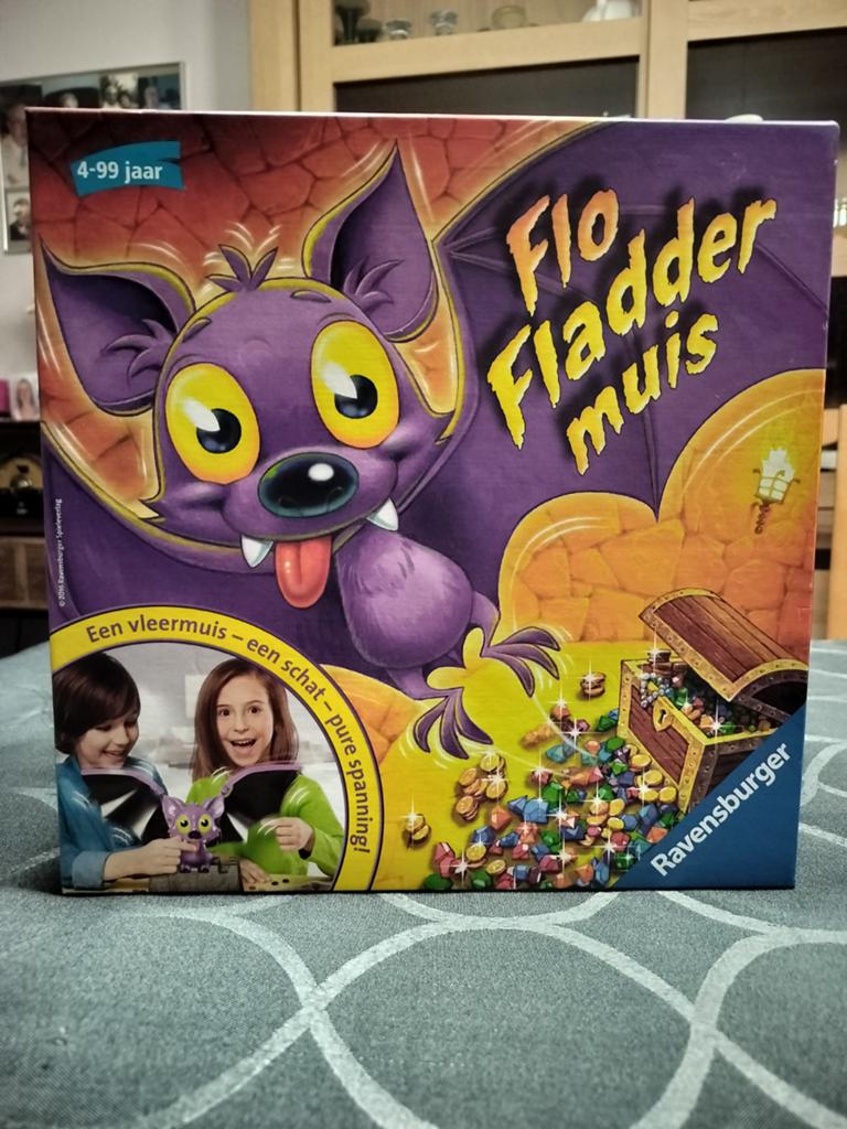 Gezelschapsspel Flo Fladder Muis, Hobby en Vrije tijd, Gezelschapsspellen | Overige, Ophalen of Verzenden, Zo goed als nieuw, Ravensburger