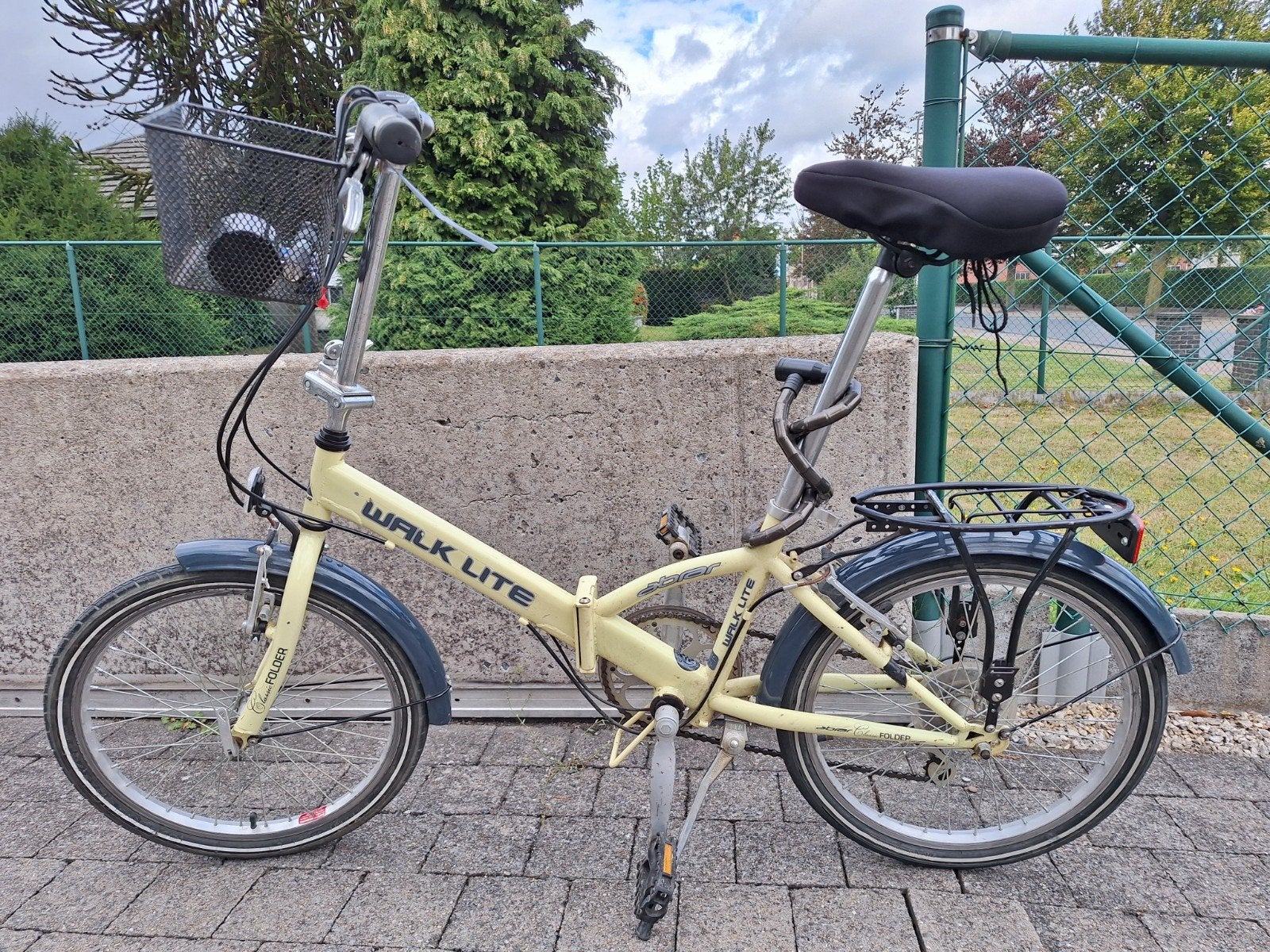 2 opvouwbare minifietsen, Fietsen en Brommers, Fietsen | Vouwfietsen, Ophalen, Gebruikt, Velgrem, Versnellingen
