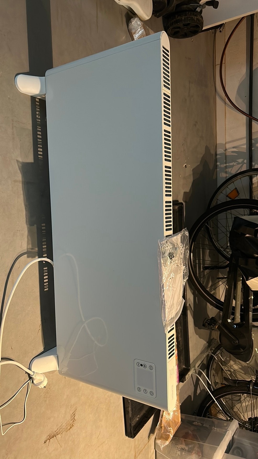 Eurom Alutherm 2500 Wifi elektrische verwarming, als nieuw, Ophalen, Zo goed als nieuw, Thermostaat