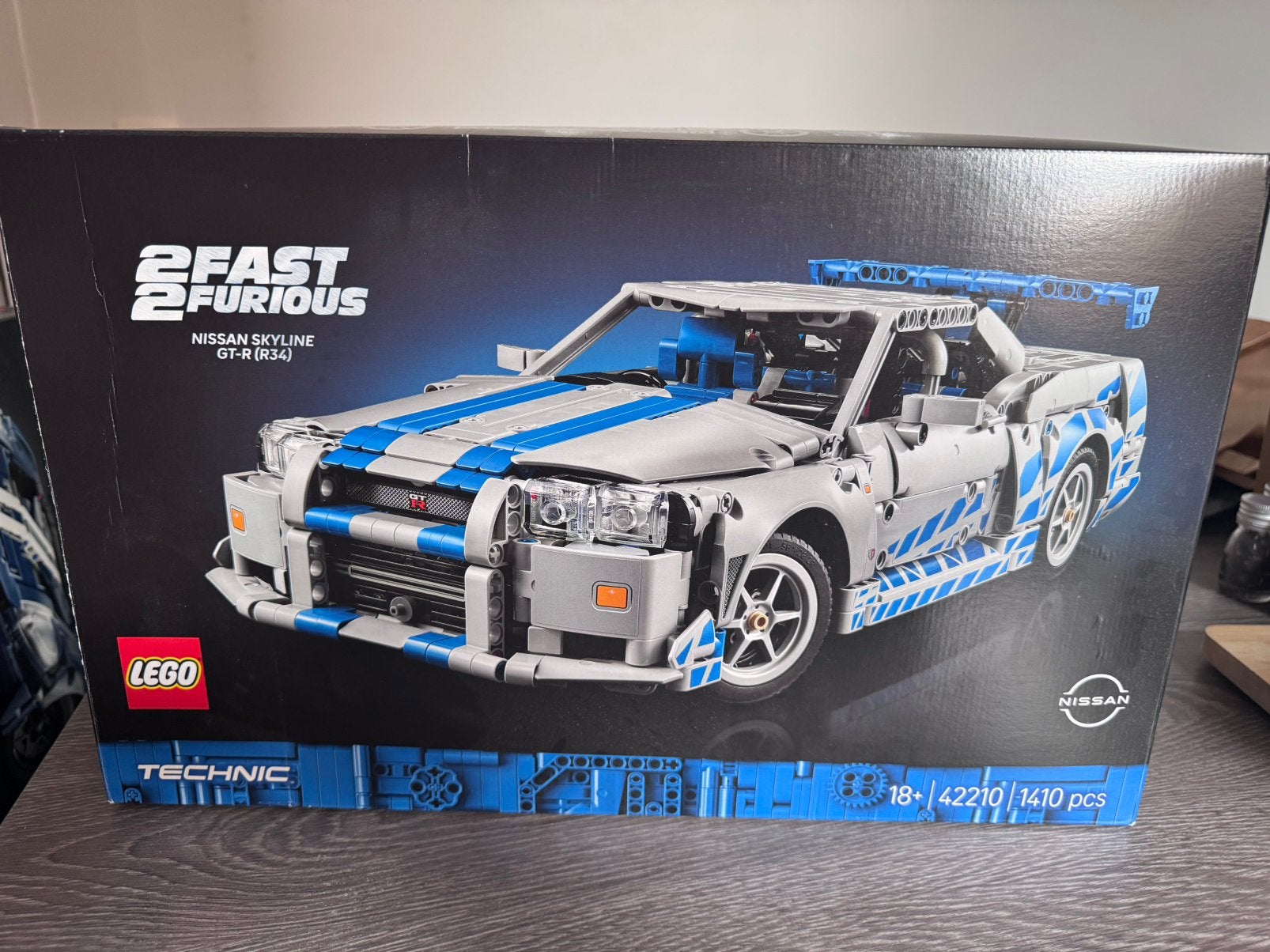 LEGO Technic Fast & Furious Nissan Skyline GT-R 42210 18+, Enlèvement, Comme neuf, Lego, Technic