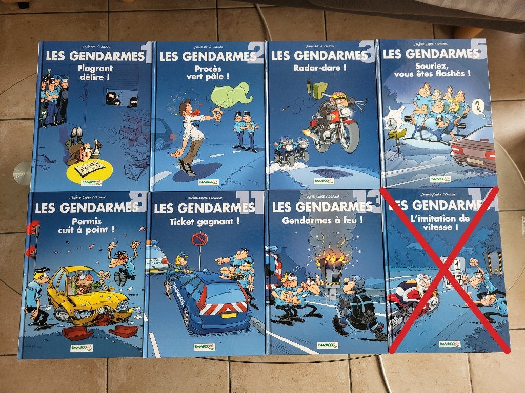 Lot BD Les Gendarmes, Livres, Plusieurs BD, Enlèvement