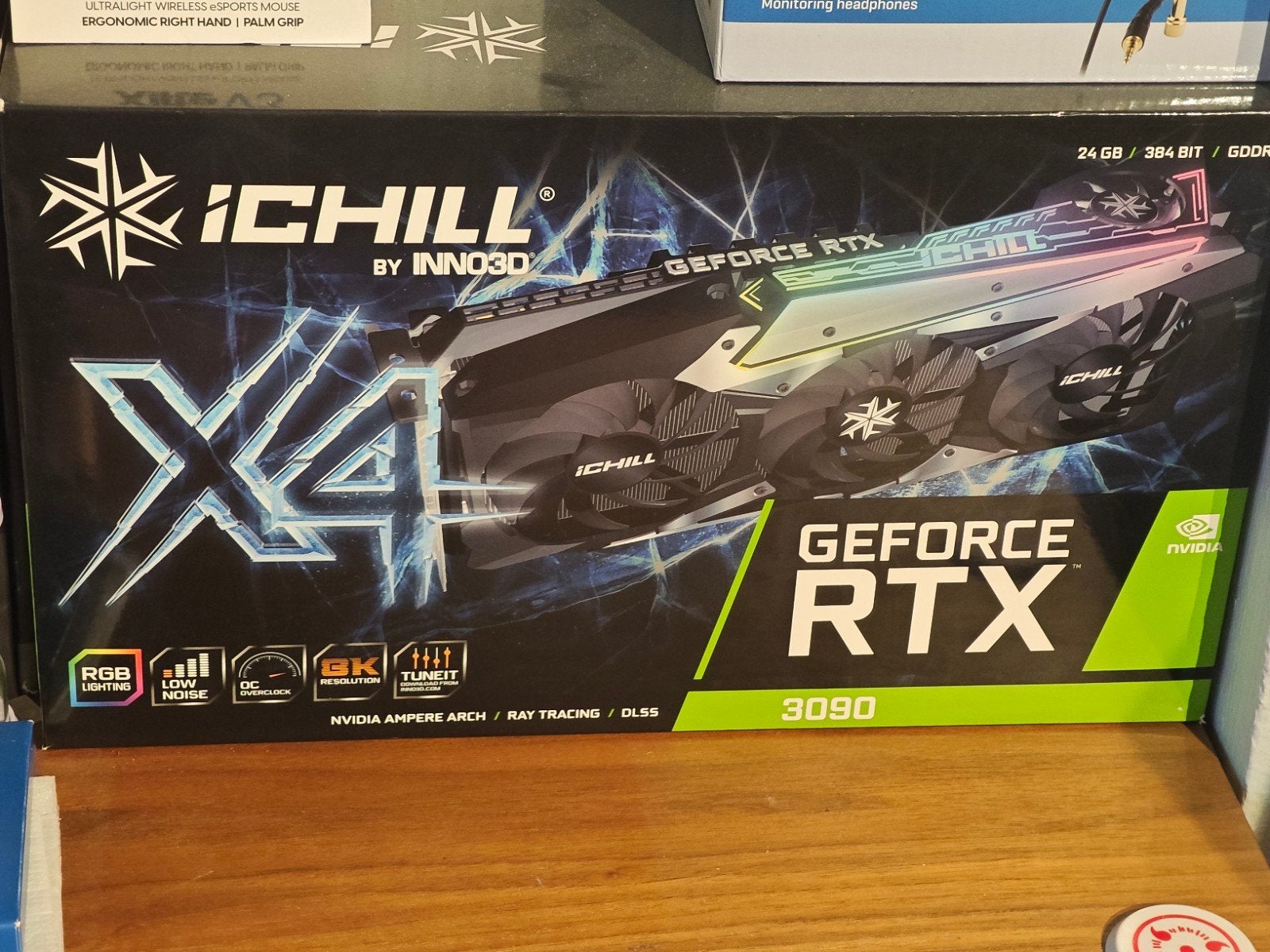 RTX 3090 ICHILL 24GB, Computers en Software, Videokaarten, Ophalen of Verzenden, Zo goed als nieuw
