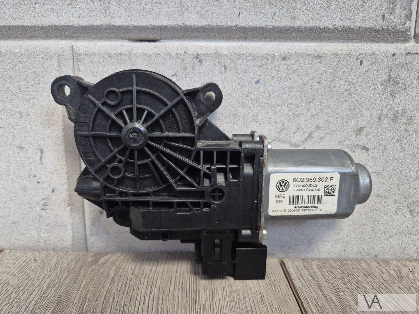 Raammotor links voor VW Polo 9n3 Skoda Fabia 6q2959802F €100, Volkswagen, -, Utilisé, -