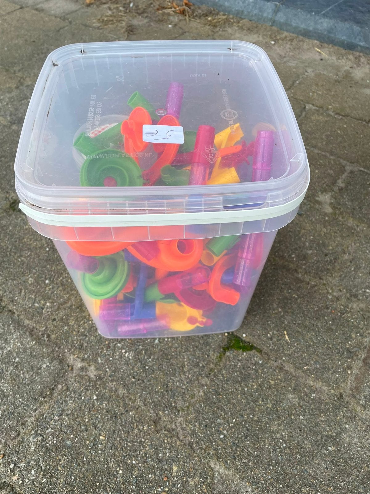 Knikkerbaan met knikkers, Kinderen en Baby's, Ophalen, Zo goed als nieuw