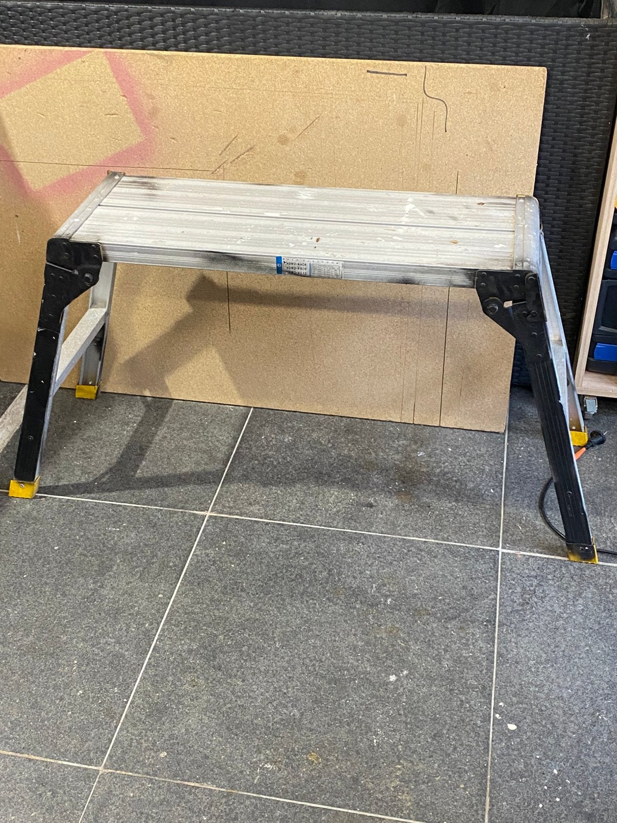 Ladder, stelling, opstap, loopplank, platform, Doe-het-zelf en Bouw, Ladders en Trappen, Ophalen, Zo goed als nieuw, Ladder, Opvouwbaar of Inschuifbaar