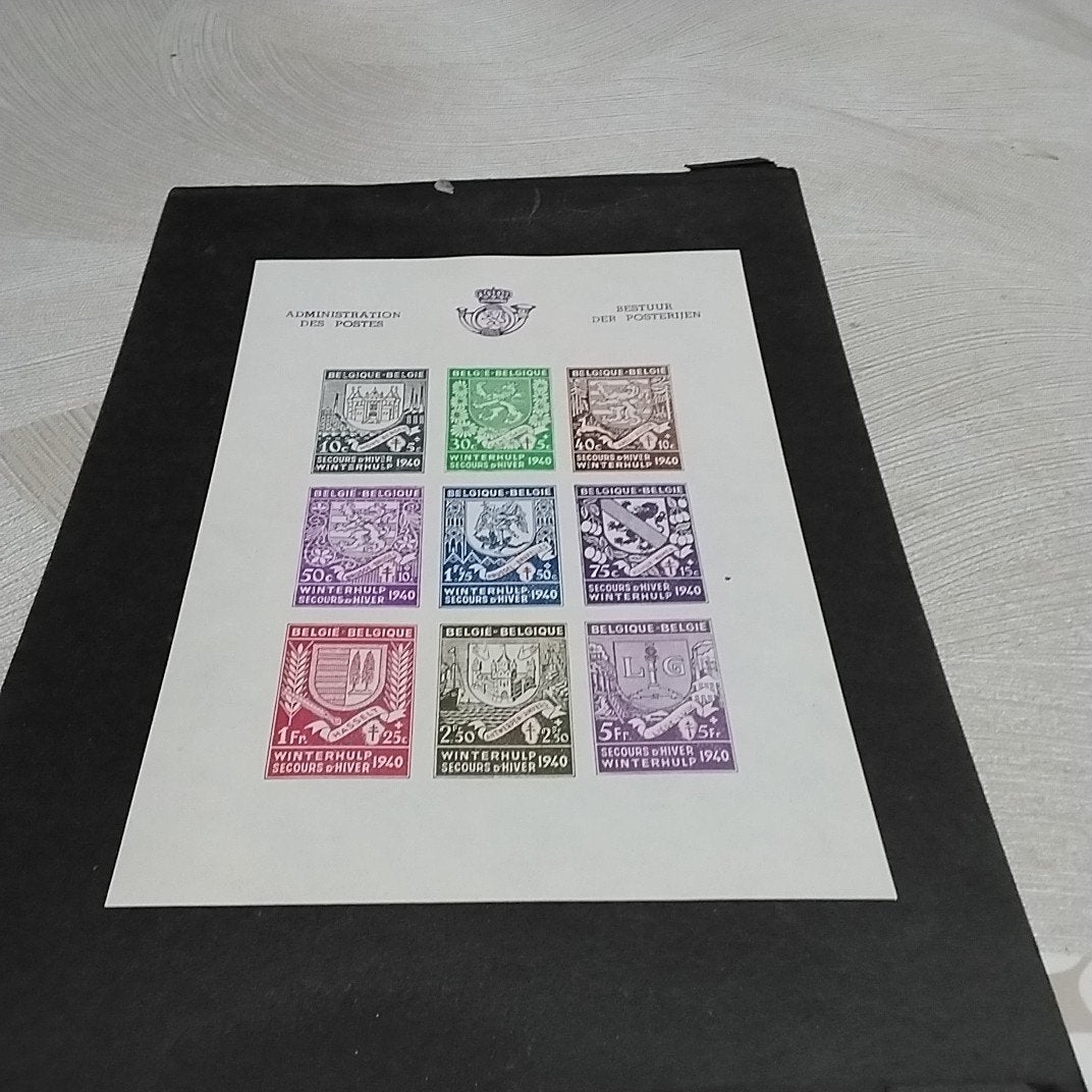 BELGIE blok 10A scharnier met cote 17,00 €, Ophalen of Verzenden