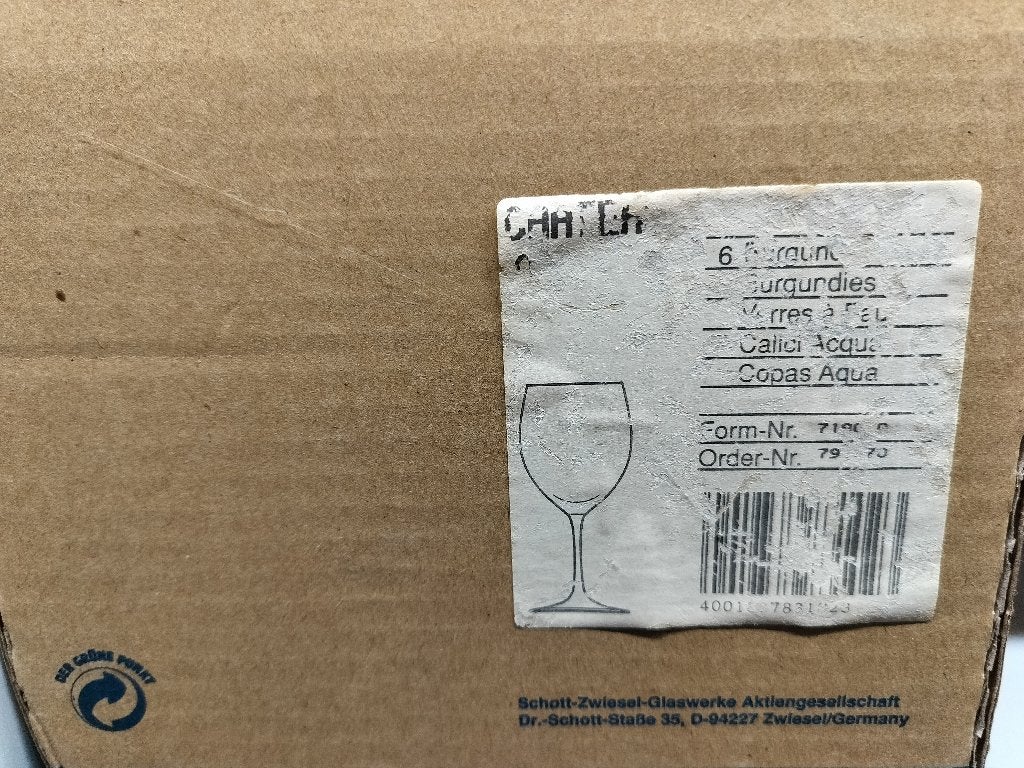 Schott Zwiesel "Chateau" kristallen glazenset, Verzamelen, Ophalen, Zo goed als nieuw