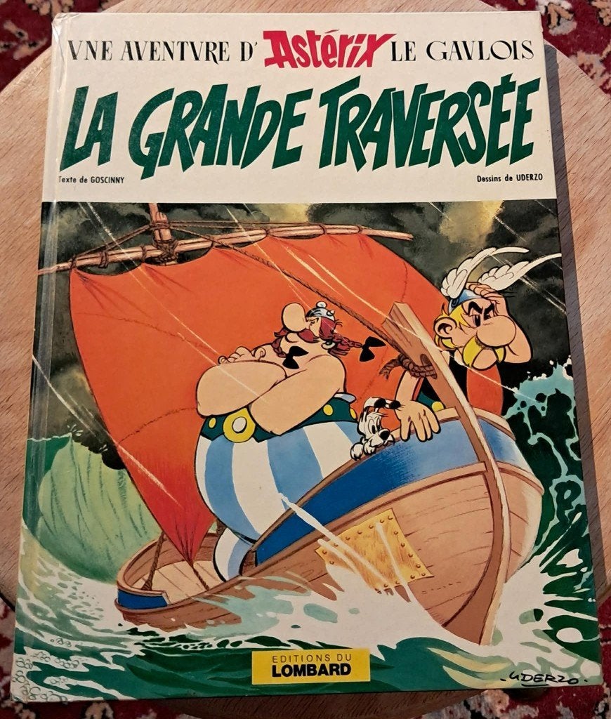 Asterix - De grote oversteek, Gelezen, Eén stripboek, Ophalen of Verzenden, Goscinny-Uderzo