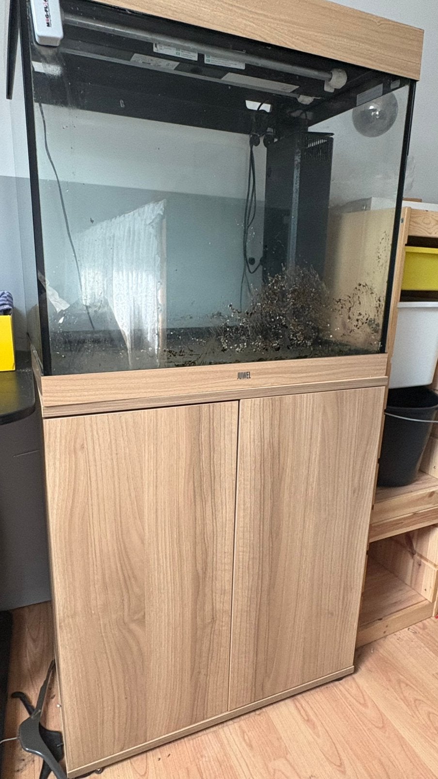 Juwel rio 120, Ophalen, Gebruikt, Inclusief deksel, Leeg aquarium