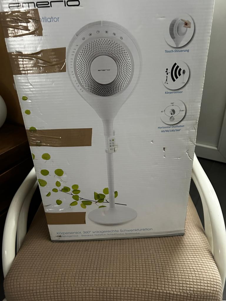 Emerio 360 Stand ventilator, Elektronische apparatuur, Ventilatoren, Zo goed als nieuw, Statiefventilator, Ophalen