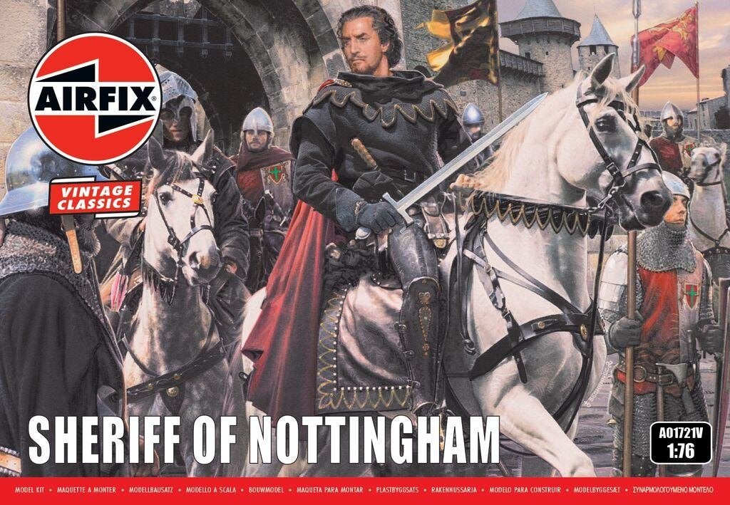 AIRFIX 01721V SHERIFF OF NOTTINGHAM échelle 1/76, Ophalen of Verzenden, Nieuw, 1:50 of kleiner, Figuur of Figuren