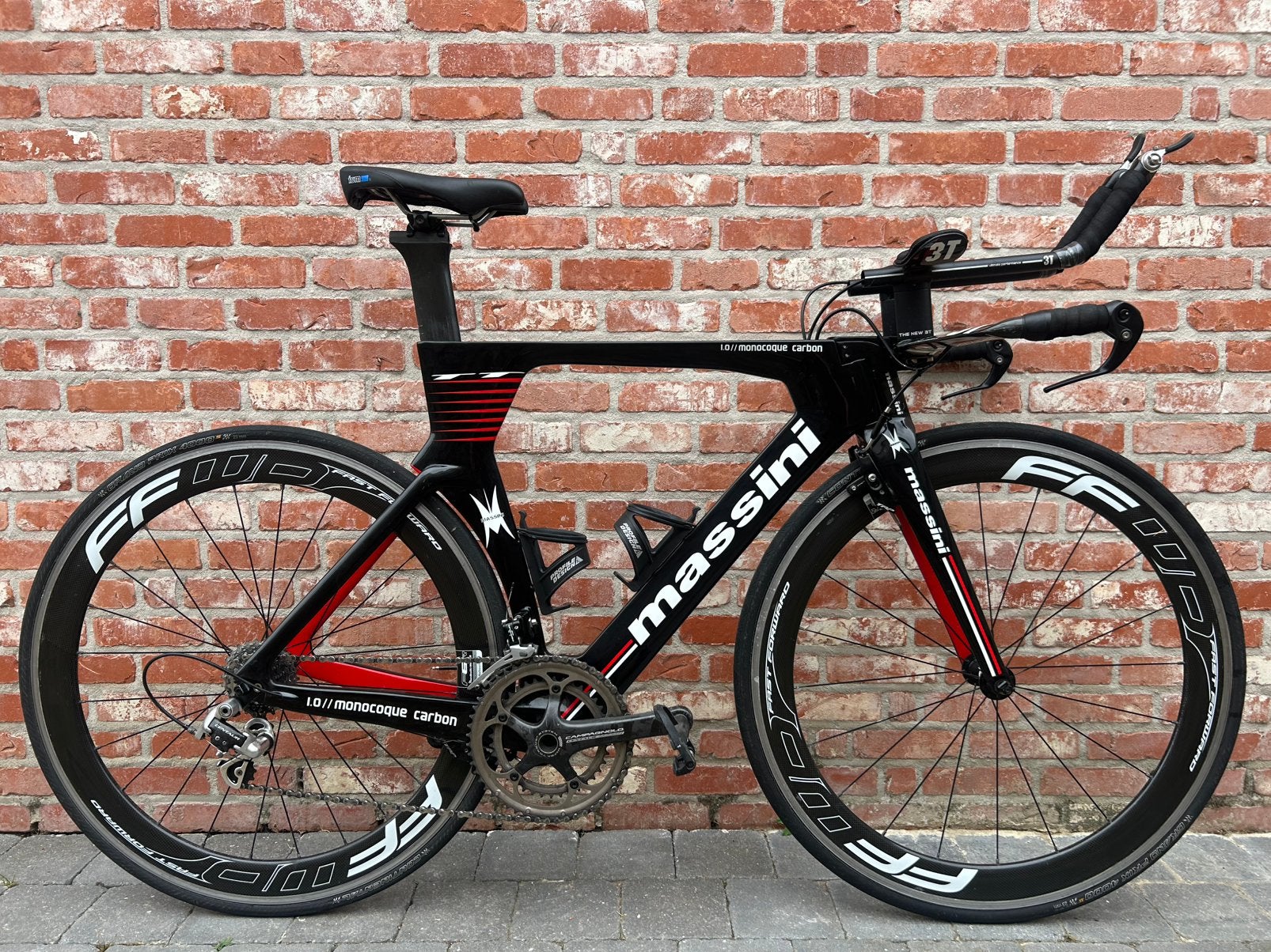 Vélo de contre-la-montre MASSINI en excellent état, Autres marques, Frein sur jante, Comme neuf, Enlèvement