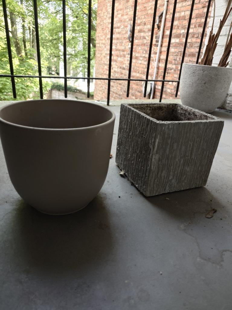 bloempotten, Ophalen, Zo goed als nieuw, Aardewerk, Balkon