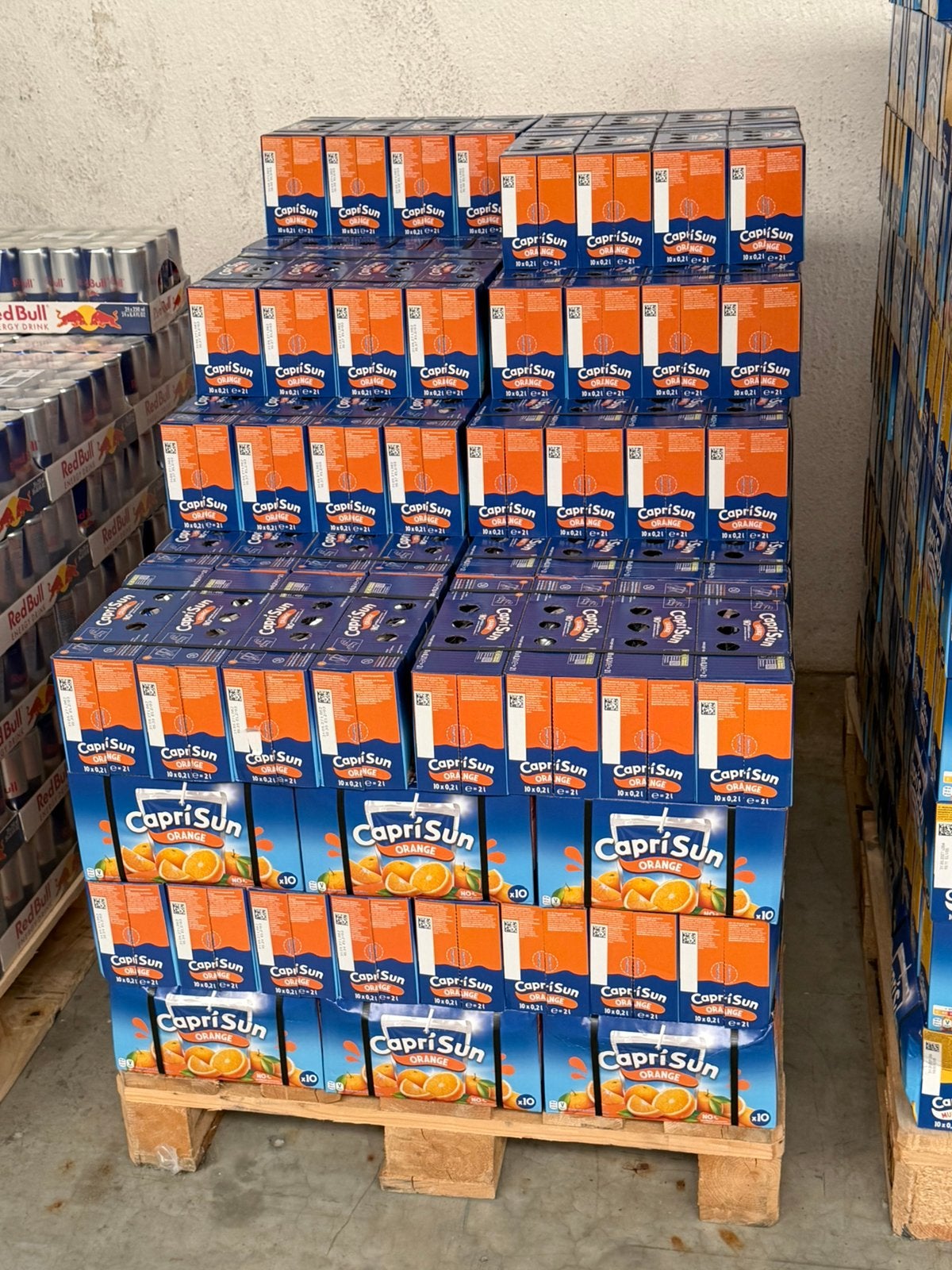 Tray Capri Sun, Ophalen
