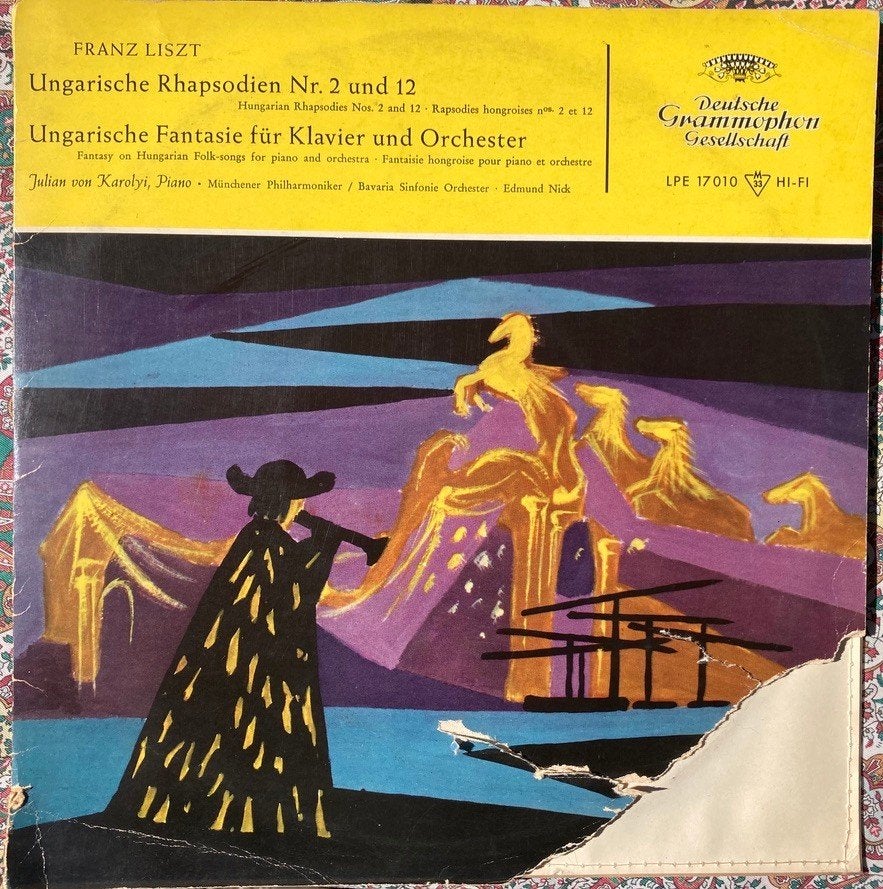 Franz Liszt – Ungarische Rhapsodien, LP, Gebruikt, Overige componisten, Ophalen of Verzenden