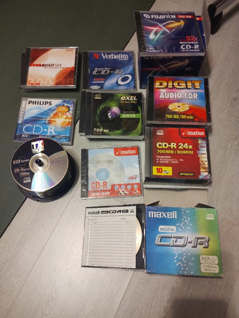 nieuwe CD-R, Ophalen, Cd